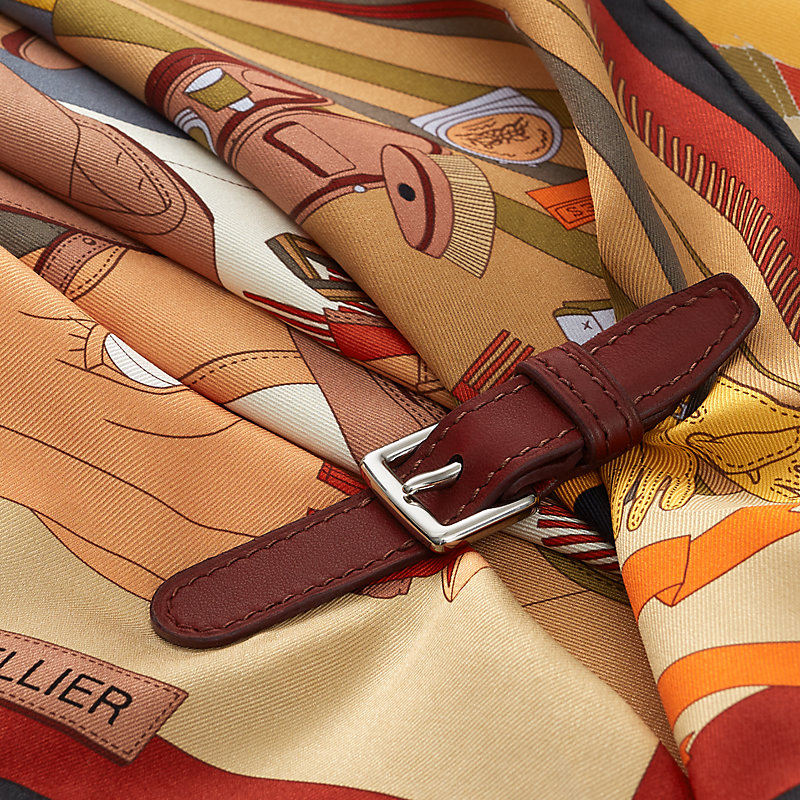 Pele-Mele Sellier scarf 70 | Hermès Australia